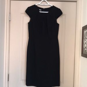 Talbots little black dress with cap sleeves